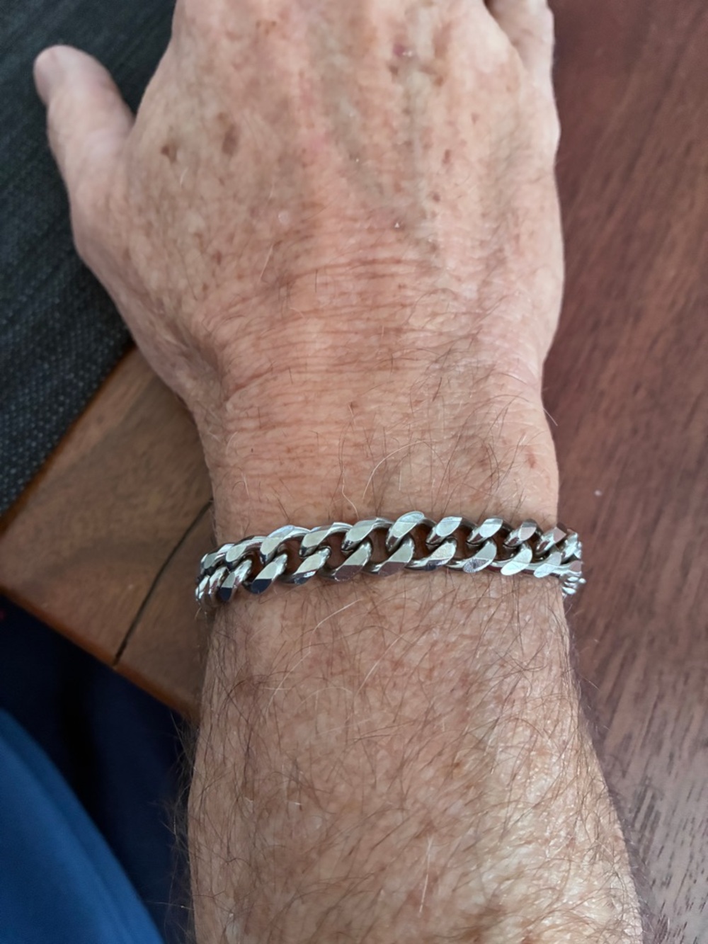Stainless Steel Cuban Link Chain Bracelet Unisex